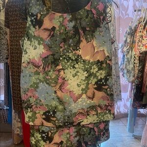 Floral Sleeveless Top and Shorts Set